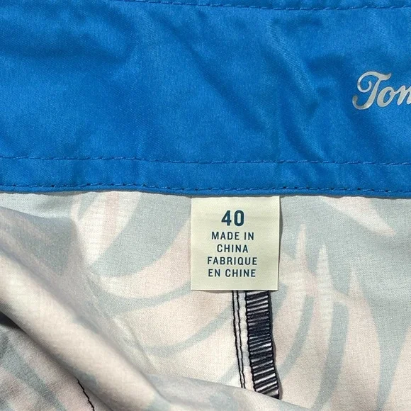 Tommy Bahama Baja Palms Plaid 40 Swim Trunks Board Shorts Beach Summer Stretch - Picture 13 of 16